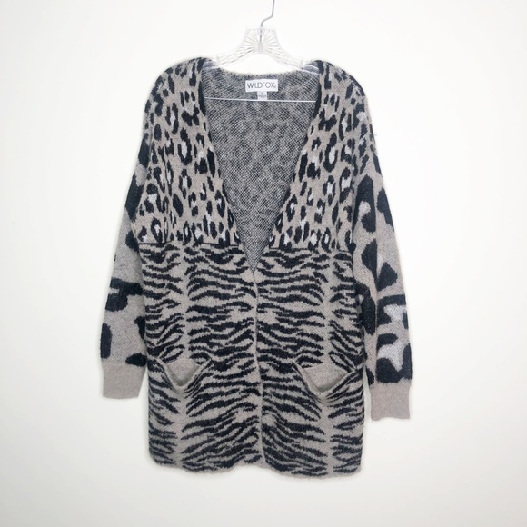 NWOT Wildfox | Animal Attraction Avani Cardi - Picture 2 of 8